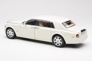 Rolls-Royce Phantom VII EWB English Bianco Kyosho 1:18 08841EW2 Pressofusione — immagine 7 di 8