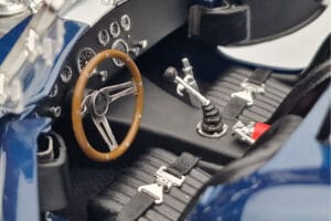 Shelby Cobra 427 S/C Blu Scuro Kyosho 1:18 08048DBL Pressofusione — immagine 7 di 9