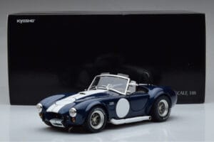 Shelby Cobra 427 S/C Blu Scuro Kyosho 1:18 08048DBL Pressofusione — immagine 9 di 9