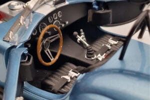 Shelby Cobra 427 S/C Blu Chiaro Kyosho 1:18 08048SBL Pressofusione — immagine 7 di 9