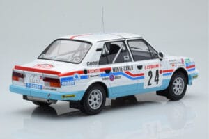 Skoda 130 L Night Version #24 J. Augland Rally Monte Carlo 1987 IXO 1:18 18RMC156 Pressofusione — immagine 2 di 6
