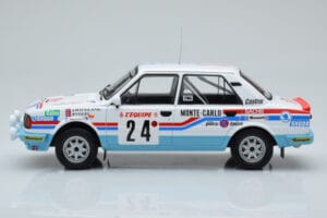 Skoda 130 L Night Version #24 J. Augland Rally Monte Carlo 1987 IXO 1:18 18RMC156 Pressofusione — immagine 3 di 6