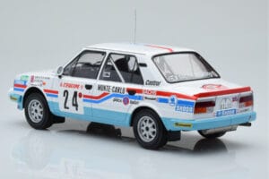Skoda 130 L Night Version #24 J. Augland Rally Monte Carlo 1987 IXO 1:18 18RMC156 Pressofusione — immagine 5 di 6
