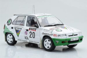 Skoda Felicia #20 S. Blomqvist / B. Cederberg Rally RAC Lombard 1995 IXO 1:18 18RMC147 Pressofusione — immagine 4 di 6