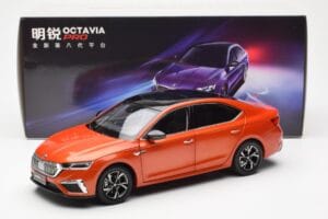 Skoda Octavia Pro Arancione FAW 1:18 ZMR000006ORA Pressofusione — immagine 8 di 8