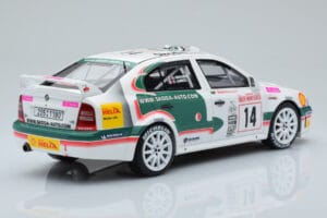Skoda Octavia WRC #14 D. Auriol / D. Giraudet Rally Monte Carlo 2003 Otto 1:18 OT431 Resina — immagine 2 di 6