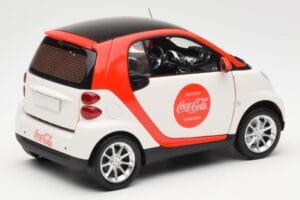 Smart Fortwo 451 Coca-Cola Minichamps 1:18 150036301 Pressofusione — immagine 3 di 8