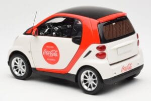 Smart Fortwo 451 Coca-Cola Minichamps 1:18 150036301 Pressofusione — immagine 7 di 8