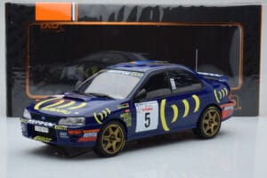 Subaru Impreza 555 #5 C. Sainz / L. Moya Tour de Corse 1995 IXO 1:18 18RMC063A Pressofusione — immagine 6 di 6
