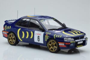 Subaru Impreza 555 #6 P. Liatti / C. Cassina Tour de Corse 1995 IXO 1:18 18RMC063C Pressofusione — immagine 4 di 6
