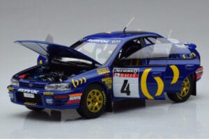 Subaru Impreza #4 C. McRae / D. Ringer Winner RAC Rally 1994 Kyosho 1:18 08962A Pressofusione — immagine 2 di 9