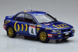 Subaru Impreza #4 C. McRae / D. Ringer Winner RAC Rally 1994 Kyosho 1:18 08962A Pressofusione — immagine 5 di 9