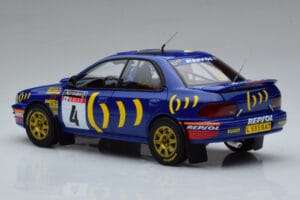 Subaru Impreza #4 C. McRae / D. Ringer Winner RAC Rally 1994 Kyosho 1:18 08962A Pressofusione — immagine 6 di 9