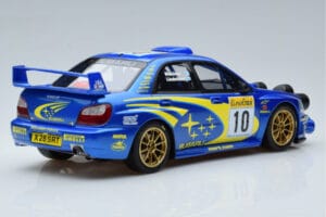 Subaru Impreza WRC #10 T. Makinen / K. Lindstrom Rally Monte Carlo Night Version 2002 Otto 1:18 OT784 Resina — immagine 2 di 6