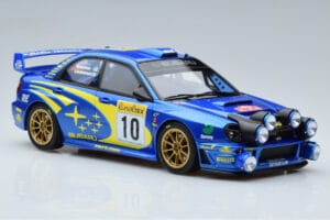Subaru Impreza WRC #10 T. Makinen / K. Lindstrom Rally Monte Carlo Night Version 2002 Otto 1:18 OT784 Resina — immagine 4 di 6