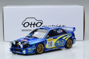 Subaru Impreza WRC #10 T. Makinen / K. Lindstrom Rally Monte Carlo Night Version 2002 Otto 1:18 OT784 Resina — immagine 6 di 6