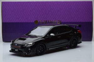 Subaru Impreza WRX STI Nurburgring Challenge Package Nero Kyosho 1:18 KSR18021BK Resina — immagine 6 di 6
