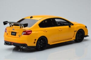 Subaru Impreza WRX STI Nurburgring Challenge Package Giallo Kyosho 1:18 KSR18021Y Resina — immagine 2 di 5