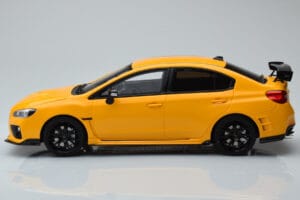 Subaru Impreza WRX STI Nurburgring Challenge Package Giallo Kyosho 1:18 KSR18021Y Resina — immagine 3 di 5