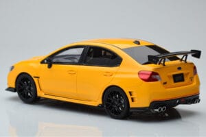 Subaru Impreza WRX STI Nurburgring Challenge Package Giallo Kyosho 1:18 KSR18021Y Resina — immagine 4 di 5