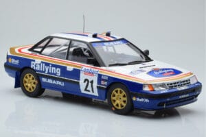 Subaru Legacy RS #21 C. McRae / D. Ringer RAC Rally 1991 IXO 1:18 18RMC080B Pressofusione — immagine 4 di 6