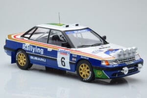 Subaru Legacy RS Night Version #6 M. Alen / I. Kivimaki RAC Rally 1991 IXO 1:18 18RMC080A Pressofusione — immagine 4 di 6