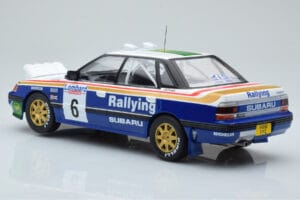 Subaru Legacy RS Night Version #6 M. Alen / I. Kivimaki RAC Rally 1991 IXO 1:18 18RMC080A Pressofusione — immagine 5 di 6