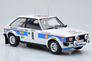 Talbot Sunbeam Lotus Night Version #8 H. Toivonen / P. White Rally Monte Carlo 1981 IXO 1:18 18RMC095B Pressofusione — immagine 4 di 6