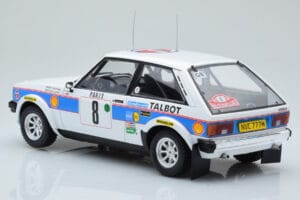 Talbot Sunbeam Lotus Night Version #8 H. Toivonen / P. White Rally Monte Carlo 1981 IXO 1:18 18RMC095B Pressofusione — immagine 5 di 6