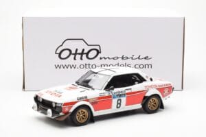 Toyota Celica 2000 GT RA21 #8 H. Mikkola / A. Hertz Lombard RAC Rally 1977 Otto 1:18 OT1044 Resina — immagine 6 di 6