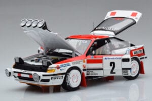 Toyota Celica GT-Four ST165 #2 C. Sainz / L. Moya Winner Rally Monte Carlo 1991 Kyosho 1:18 08961B Pressofusione — immagine 2 di 12