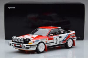 Toyota Celica GT-Four ST165 #2 C. Sainz / L. Moya Winner Rally Monte Carlo 1991 Kyosho 1:18 08961B Pressofusione — immagine 12 di 12