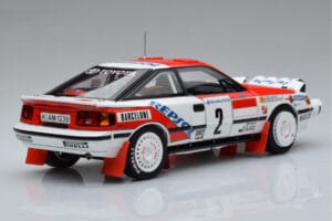 Toyota Celica GT-Four ST165 #2 C. Sainz / L. Moya Winner Rally Monte Carlo 1991 Kyosho 1:18 08961B Pressofusione — immagine 3 di 12