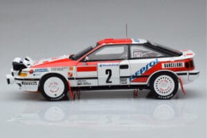 Toyota Celica GT-Four ST165 #2 C. Sainz / L. Moya Winner Rally Monte Carlo 1991 Kyosho 1:18 08961B Pressofusione — immagine 4 di 12