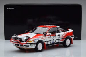 Toyota Celica GT-Four ST165 #3 B. Waldegard / F. Gallagher Winner Safari Rally 1990 Kyosho 1:18 08961A Pressofusione — immagine 12 di 12
