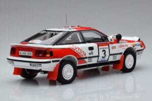 Toyota Celica GT-Four ST165 #3 B. Waldegard / F. Gallagher Winner Safari Rally 1990 Kyosho 1:18 08961A Pressofusione — immagine 3 di 12