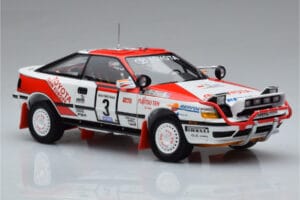 Toyota Celica GT-Four ST165 #3 B. Waldegard / F. Gallagher Winner Safari Rally 1990 Kyosho 1:18 08961A Pressofusione — immagine 5 di 12