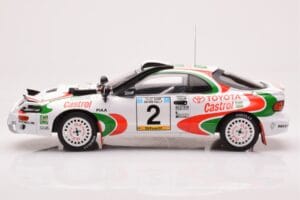 Toyota Celica Turbo 4WD ST185 #2 M. Alén / I. Kivimäki Safari Rally 1993 IXO 1:18 18RMC150B Pressofusione — immagine 3 di 6