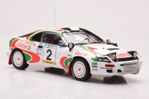 Toyota Celica Turbo 4WD ST185 #2 M. Alén / I. Kivimäki Safari Rally 1993 IXO 1:18 18RMC150B Pressofusione — immagine 4 di 6