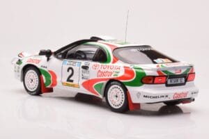 Toyota Celica Turbo 4WD ST185 #2 M. Alén / I. Kivimäki Safari Rally 1993 IXO 1:18 18RMC150B Pressofusione — immagine 5 di 6