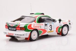 Toyota Celica Turbo 4WD ST185 #3 I. Duncan / R. Virtanen Safari Rally 1994 IXO 1:18 18RMC150C Pressofusione — immagine 2 di 6