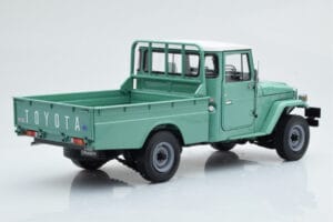 Toyota Land Cruiser 40 4x4 Pickup Verde Kyosho 1:18 08958FG Pressofusione — immagine 4 di 8