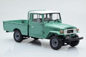 Toyota Land Cruiser 40 4x4 Pickup Verde Kyosho 1:18 08958FG Pressofusione — immagine 6 di 8