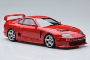 Toyota Supra A80 TRD 3000 GT Rosso Otto 1:18 OT879 Resina — immagine 4 di 6