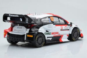 Toyota GR Yaris Rally1 #69 K. Rovanpera / J. Halttunen Rally Croatia 2022 IXO 1:18 18RMC151A Pressofusione — immagine 2 di 6