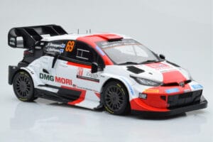 Toyota GR Yaris Rally1 #69 K. Rovanpera / J. Halttunen Rally Croatia 2022 IXO 1:18 18RMC151A Pressofusione — immagine 4 di 6