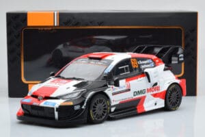 Toyota GR Yaris Rally1 #69 K. Rovanpera / J. Halttunen Rally Croatia 2022 IXO 1:18 18RMC151A Pressofusione — immagine 6 di 6