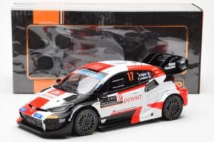 Toyota GR Yaris Rally1 #17 S. Ogier / B. Veillas Rally Monte Carlo 2023 IXO 1:18 18RMC152A Pressofusione — immagine 6 di 6