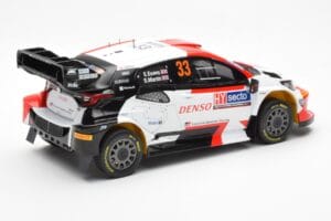Toyota GR Yaris Rally1 #33 E. Evans / S. Martin Rally Finland 2023 IXO 1:18 18RMC174A Pressofusione — immagine 2 di 6