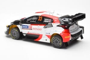 Toyota GR Yaris Rally1 #33 E. Evans / S. Martin Rally Finland 2023 IXO 1:18 18RMC174A Pressofusione — immagine 5 di 6